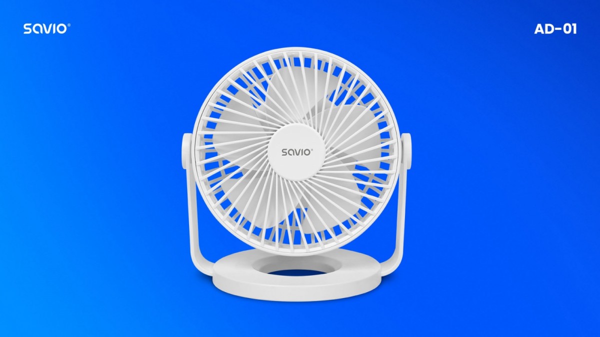Wentylator biurkowy USB AD-01 White