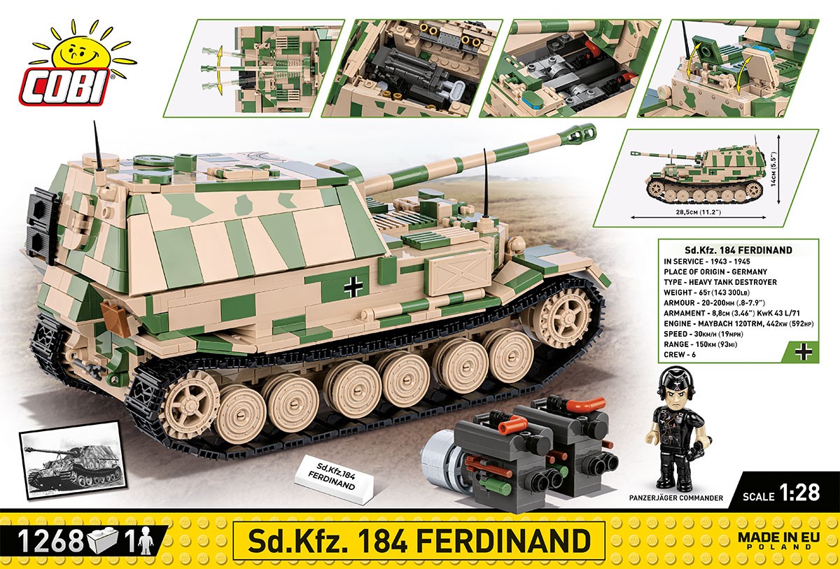 Klocki Sd.Kfz. 184 Ferdinand 