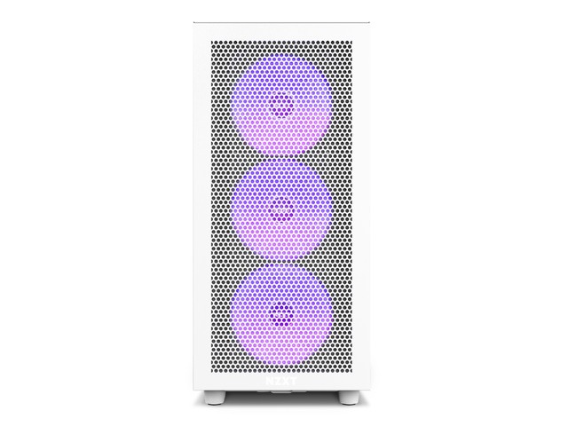Obudowa H7 Flow RGB z oknem Biała 