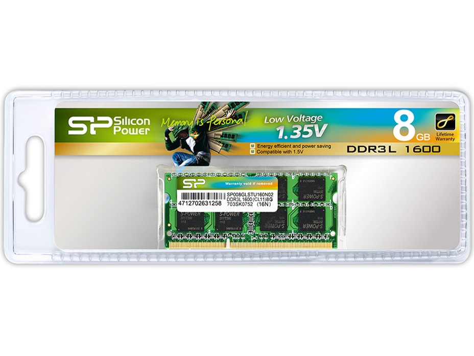 DDR3 SODIMM 8GB/1600 CL11 (512*8) Low Voltage 