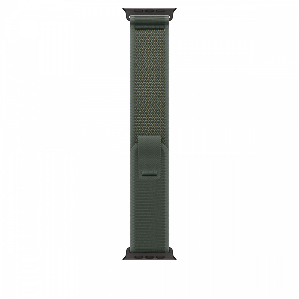 Opaska Trail w kolorze zielonym do koperty 49 mm - rozmiar M/L - elementy z tytanu w kolorze czarnym