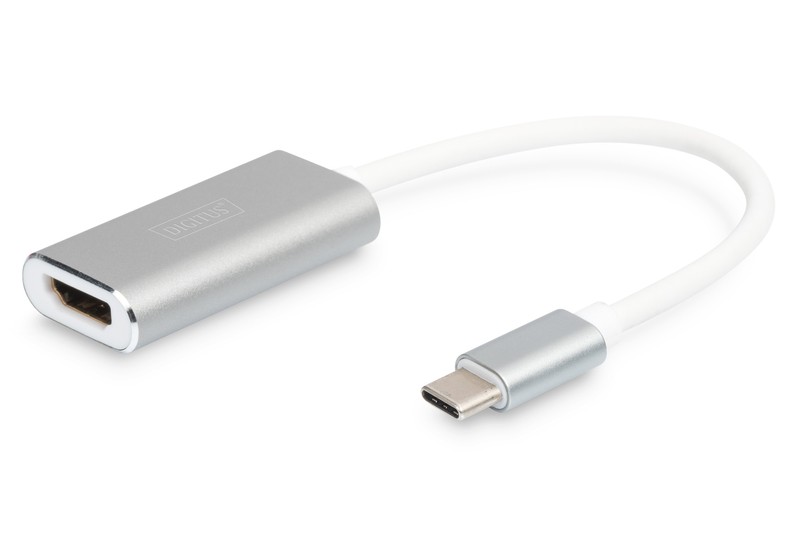 Adapter graficzny HDMI 4K 30Hz UHD na USB 3.0 Typ C, z audio, aluminiowy