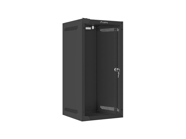 Szafa wisząca 10 cali 12U 280x310 czarna FLAT PACK
