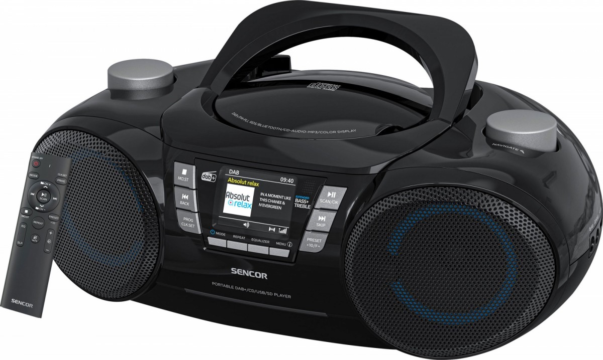 Boombox z DAB+ SPT 6510 odtwarzacz CD/MP3/USB/SD Bluetooth 