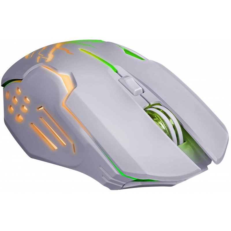 Mysz gamingowa bezprzewodowa KATANA RF 3200DPI 7P Biała