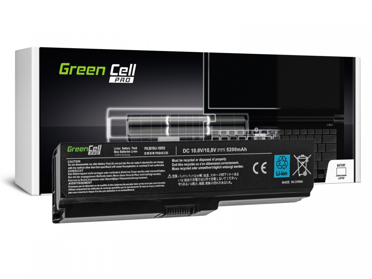 Bateria PRO do Toshiba C650 11,1V 5,2Ah