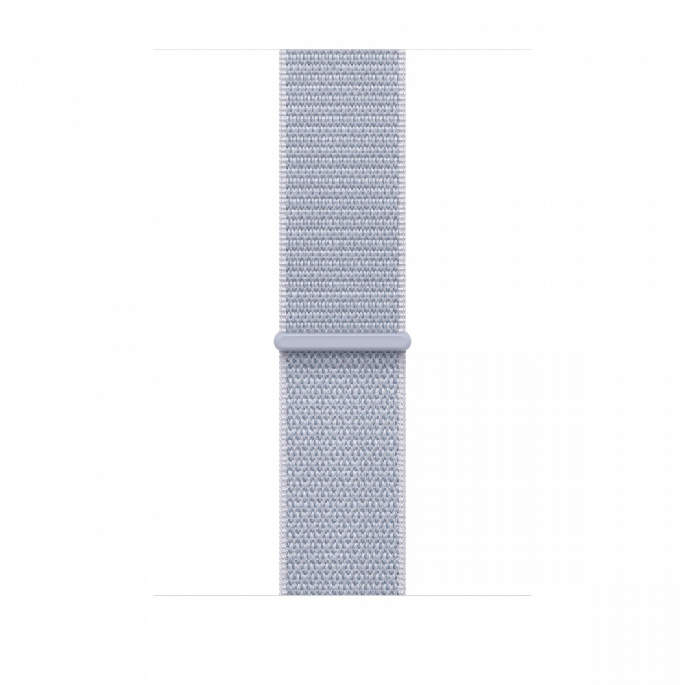 Opaska sportowa w kolorze błękitnego obłoku do koperty 46 mm