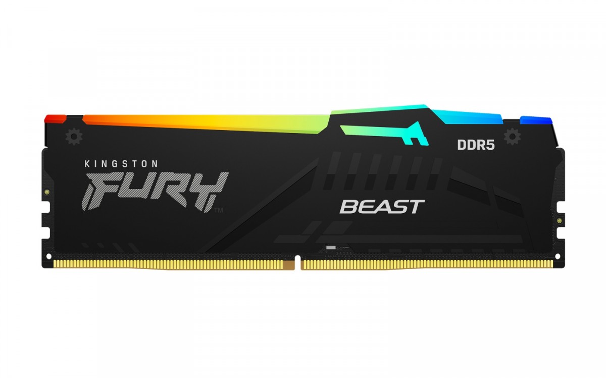 Pamięć DDR5 Fury Beast RGB 8GB(1*8GB)/5200 CL40