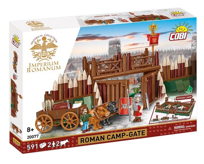 Klocki Imperium Romanum - Brama obozu rzymskiego 591 elementów