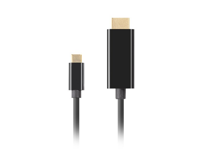Kabel USB-C(M)->HDMI(M) 4K 60HZ czarny 