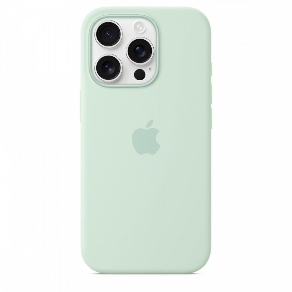 Etui silikonowe z MagSafe do iPhonea 16 Pro - woda morska