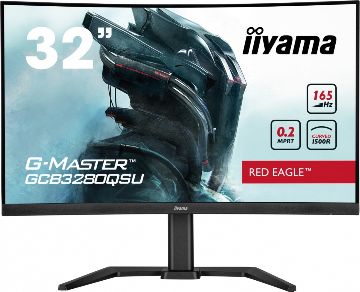 Monitor G-Master 31.5 cala GCB3280QSU-B1 VA,QHD,165Hz,1500R,0.2ms,2xHDMI,2xDP 