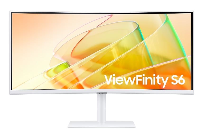Monitor 34 cale ViewFinity S65CT VA 3440x1440 UWQHD 21:9 1xHDMI 1xDP 2xTB 4.0(90W/15W) 3xUSB 3.0 LAN 5ms 100Hz HAS głośniki zakrzywiony biały 2Yd2d