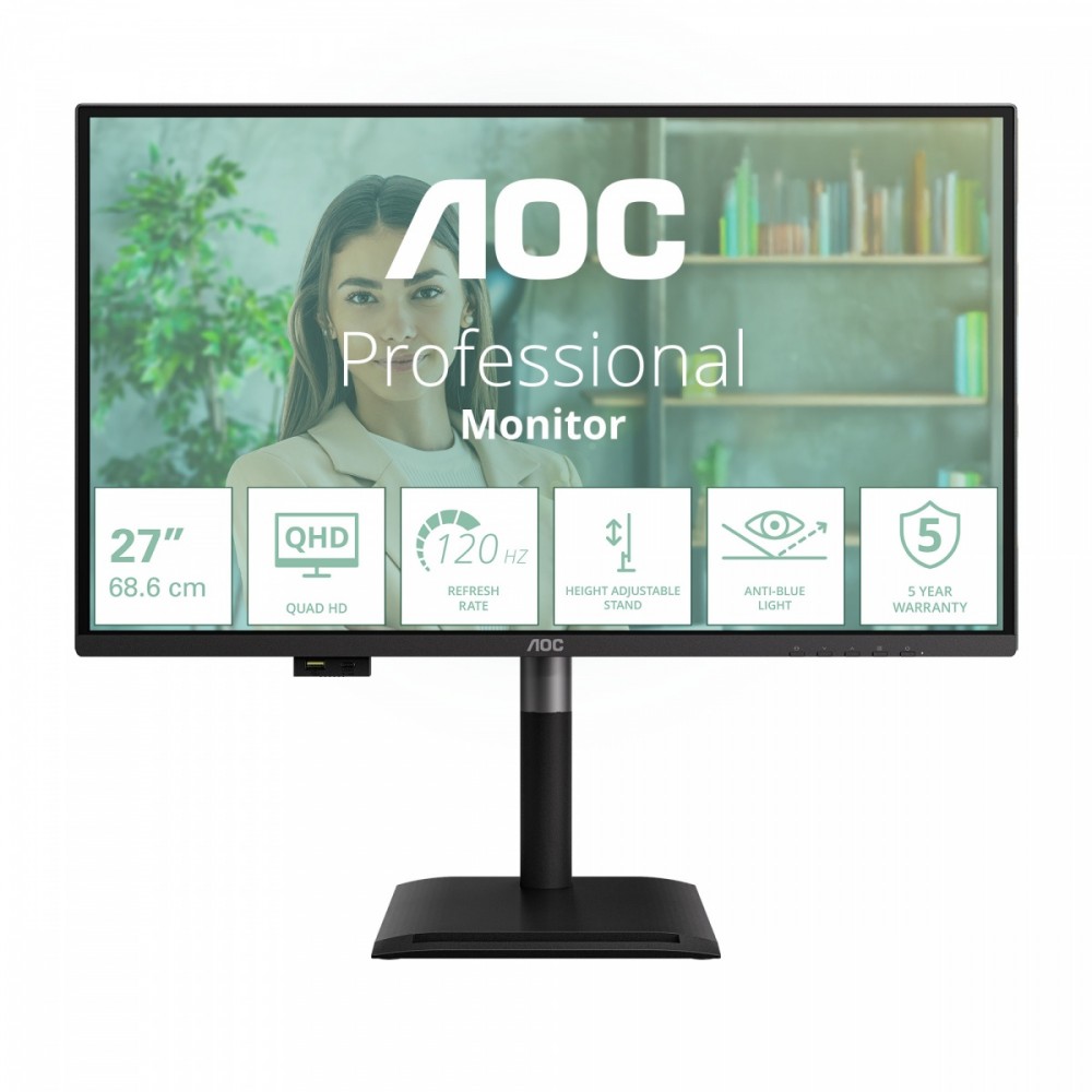 Monitor Q27P4U 27 cali IPS 120 Hz HDMIx2 DP USB-C Pivot Głośniki