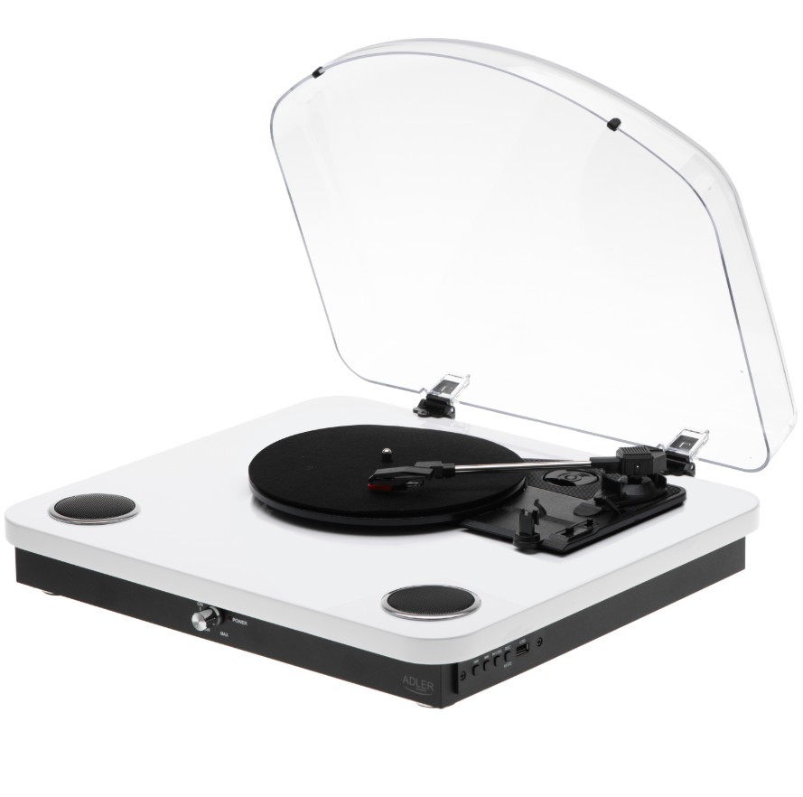 Gramofon AD1914 Biały USB Bluetooth