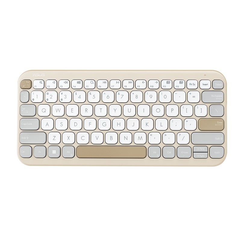 Klawiatura Marshmallow KW100 BT5.0LE/Oat Milk 