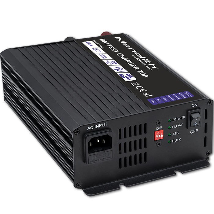 Inteligentna ładowarka Monolith do akumulatorów LiFePO4 AGM GEL  SLA | 20A | 12V 