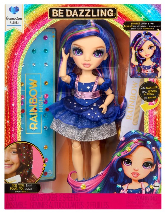 Lalka Rainbow High Be Dazzling, Genevieve Bleue 