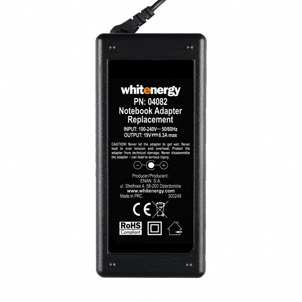Zasilacz do laptopa 04082 19V, 6.3A, 120W, wtyk 5.5x2.5mm