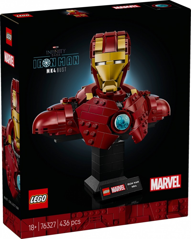Klocki Super Heroes 76327 Popiersie Iron Mana MK4 