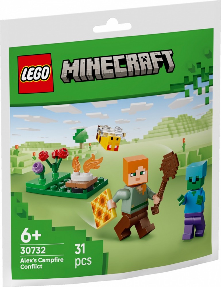 Klocki Minecraft 30732 Potyczka Alex przy ognisku 