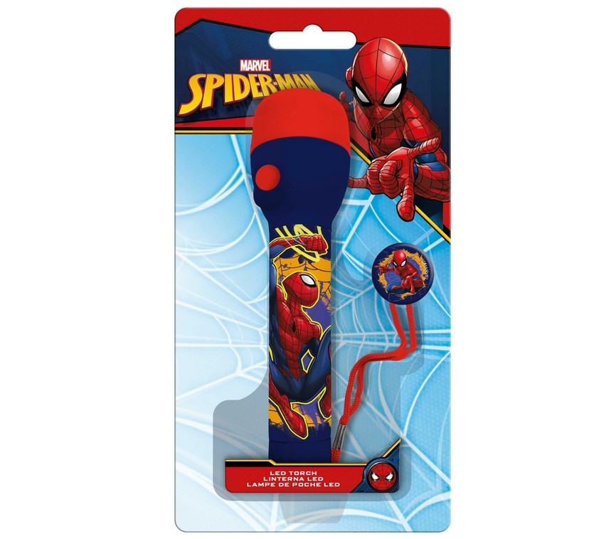 Latarka duża Spiderman 16 x 4,5 cm 