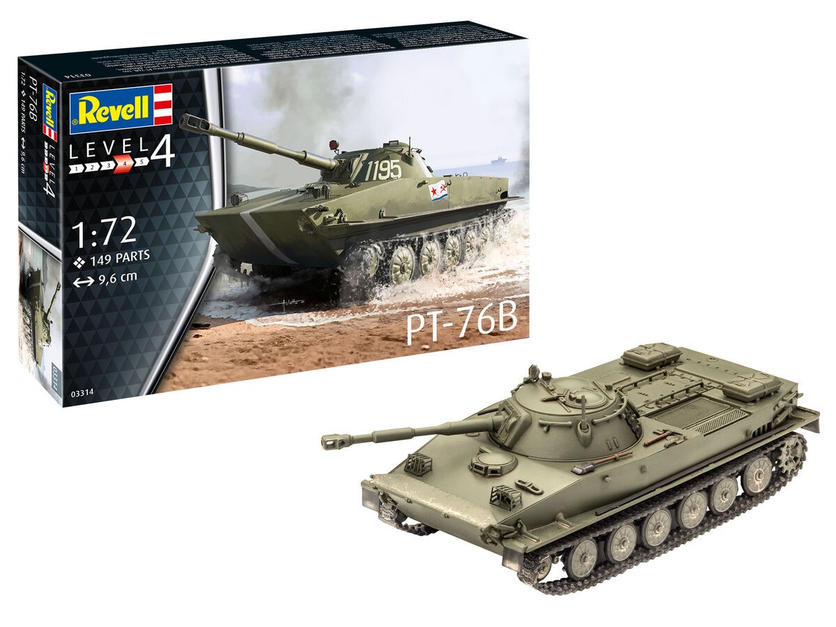 Model plastikowy PT-76B 
