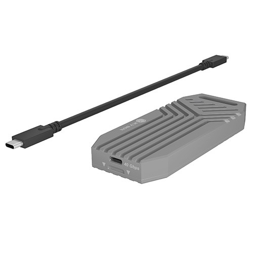Obudowa IB-1919M-C42 Type-C. USB4. Gen 3x2 (40 Gbit/s) na PCIe  NVMe M.2 2280 