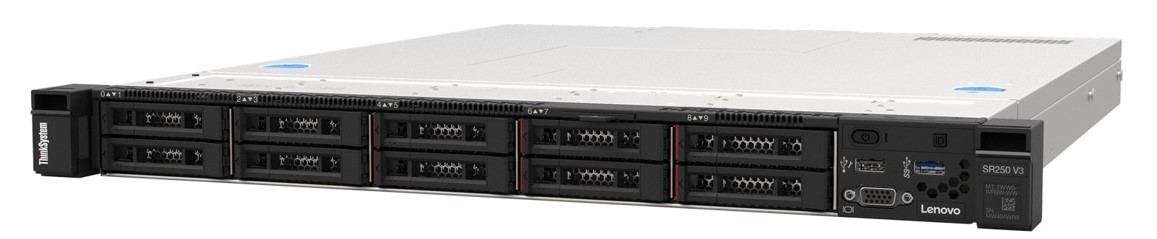 Serwer SR250v3 E-2436 6C/1x32GB/RAID 7DCLA00NEA 