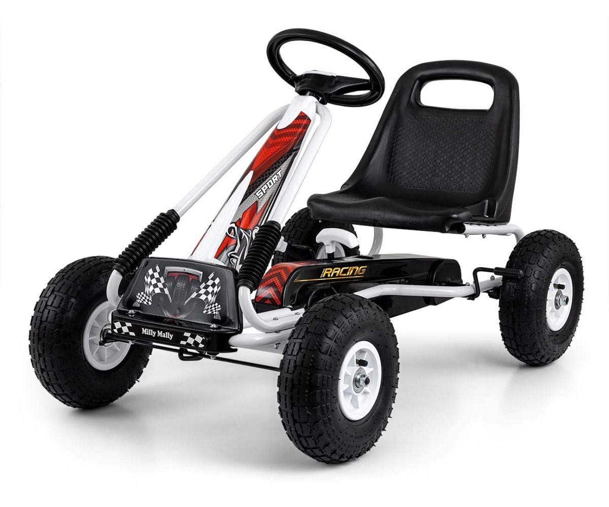 Gokart na pedały Thor Biały 