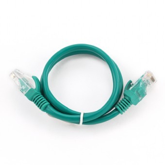 Patch cord kat.5e osłonka zalewana 1.5M zielony 