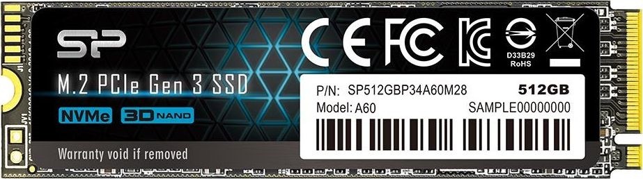 Dysk SSD A60 512GB M.2 PCIe 2200/1600 MB/s NVMe 