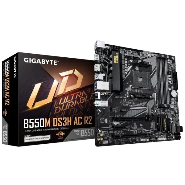 Płyta główna B550M DS3H AC R2 AM4 4DDR4 HDMI/DVI mATX 