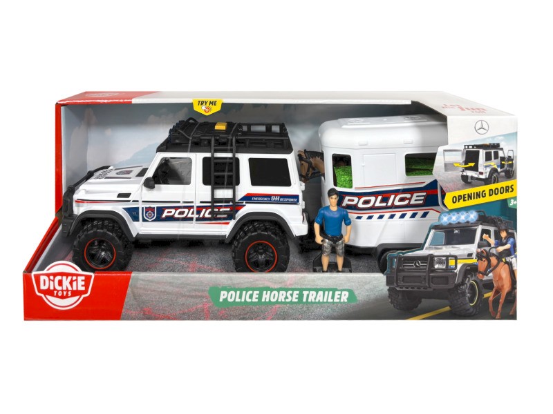 Pojazd SOS Zestaw Policja konna 40 cm