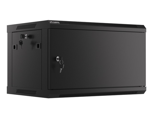 Szafa wisząca 19 6U 600x450 WF01-6406-00B czarna