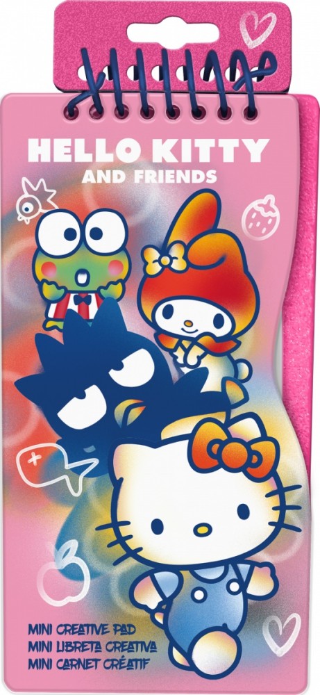 Zestaw kreatywny z naklejkami Hello Kitty 
