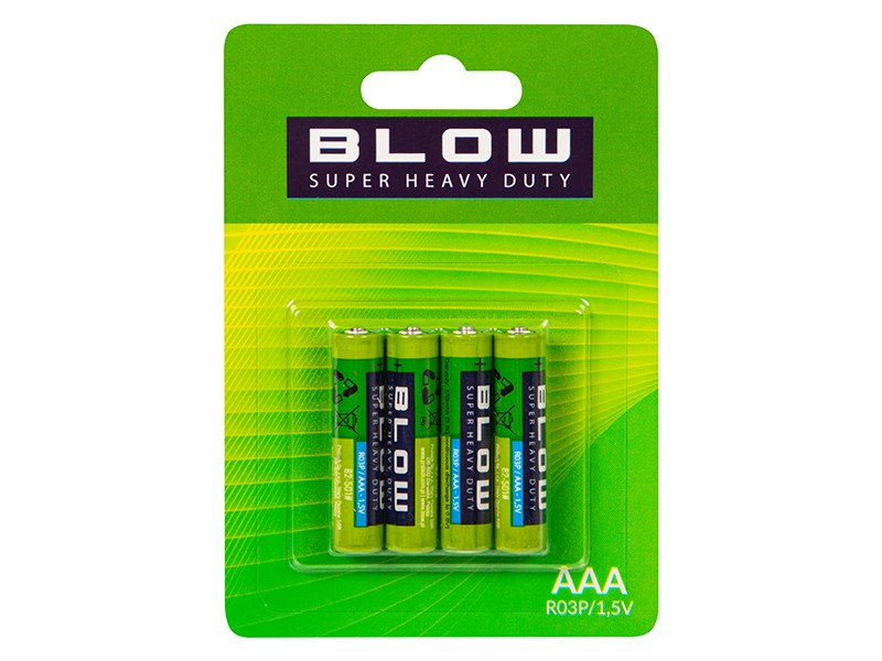 Bateria AAA R03P Super Heavy Duty blister 4 sztuki