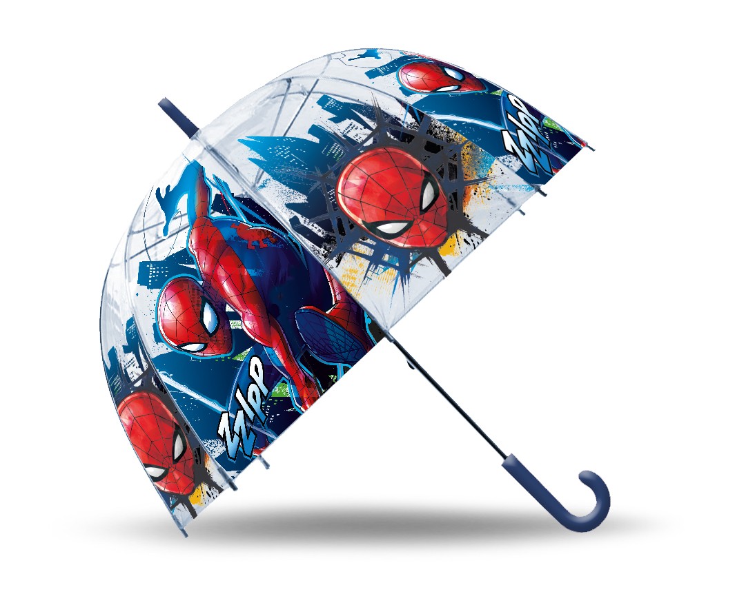 Parasolka przezroczysta manualna Spiderman 