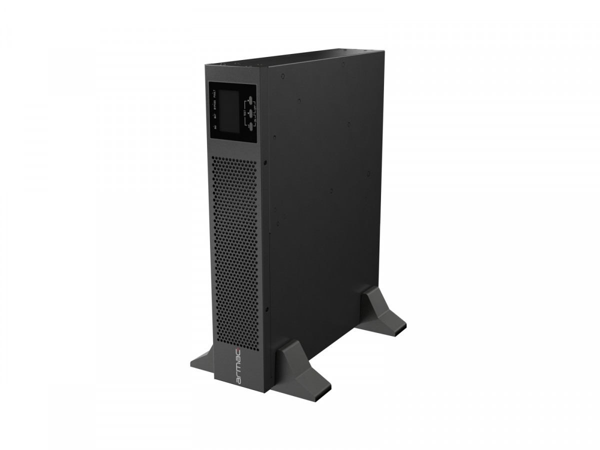 Zasilacz awaryjny UPS On-Line rack 1000VA 8xIEC C13 USB-B LCD metalowa obudowa    DUST-FREE 