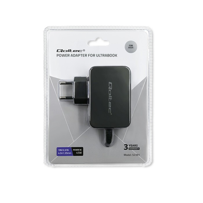 Zasilacz do ultrabooka Asus 45W | 19V | 2.37A | 4.0*1.35 