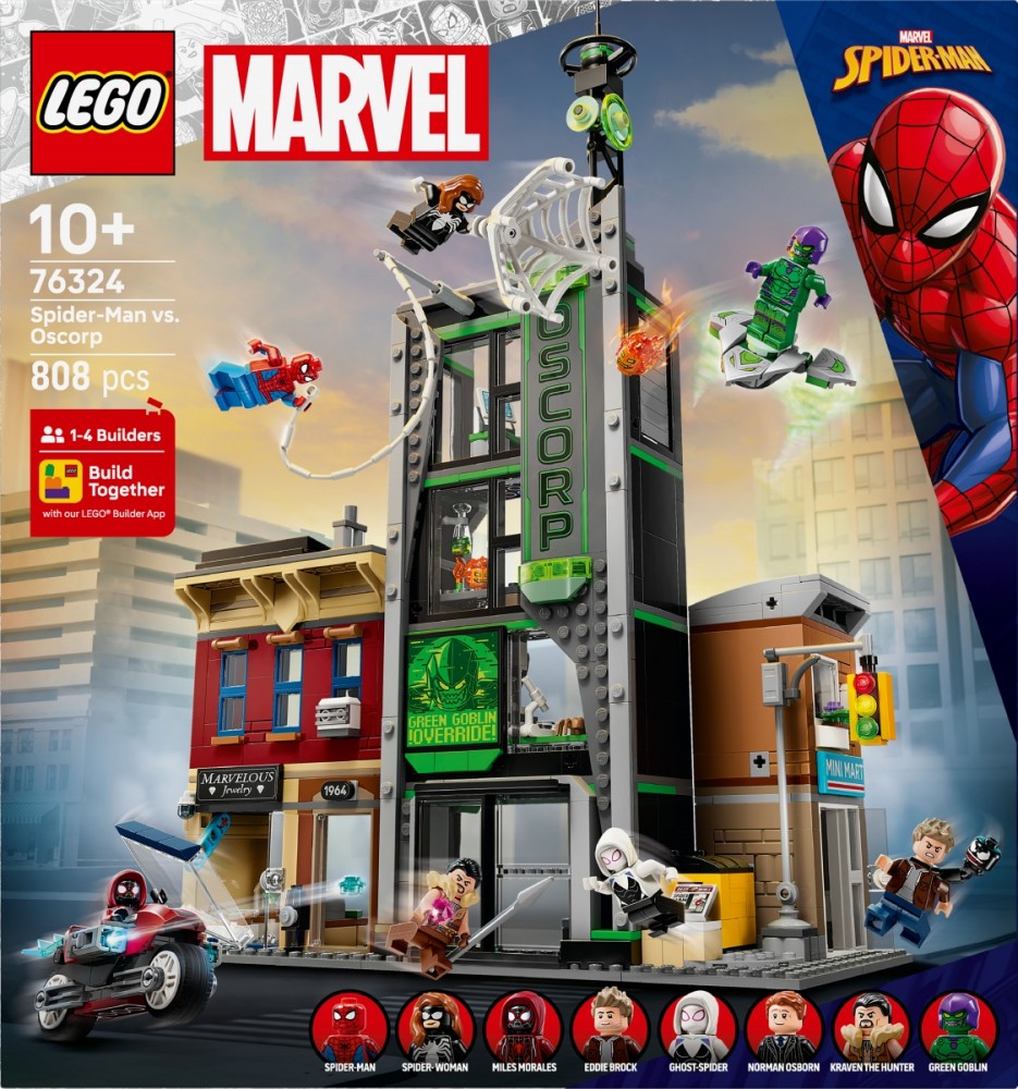 Klocki Super Heroes 76324 Spider-Man i Oscorp 