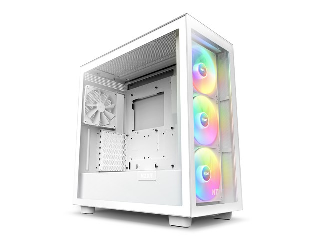 Obudowa H7 Elite RGB z oknem Biała 