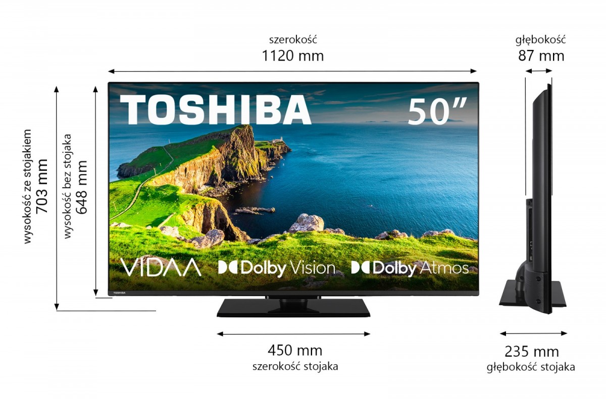 Telewizor LED 50 cali 50UV3F63DG 