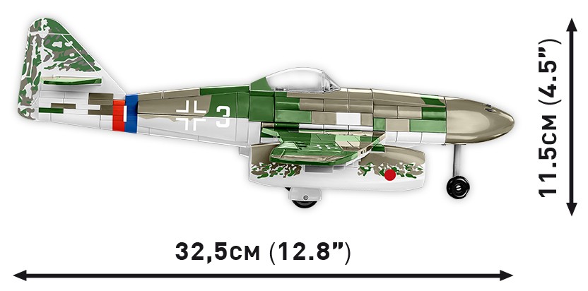 Klocki Messerschmitt Me262 A-1a 