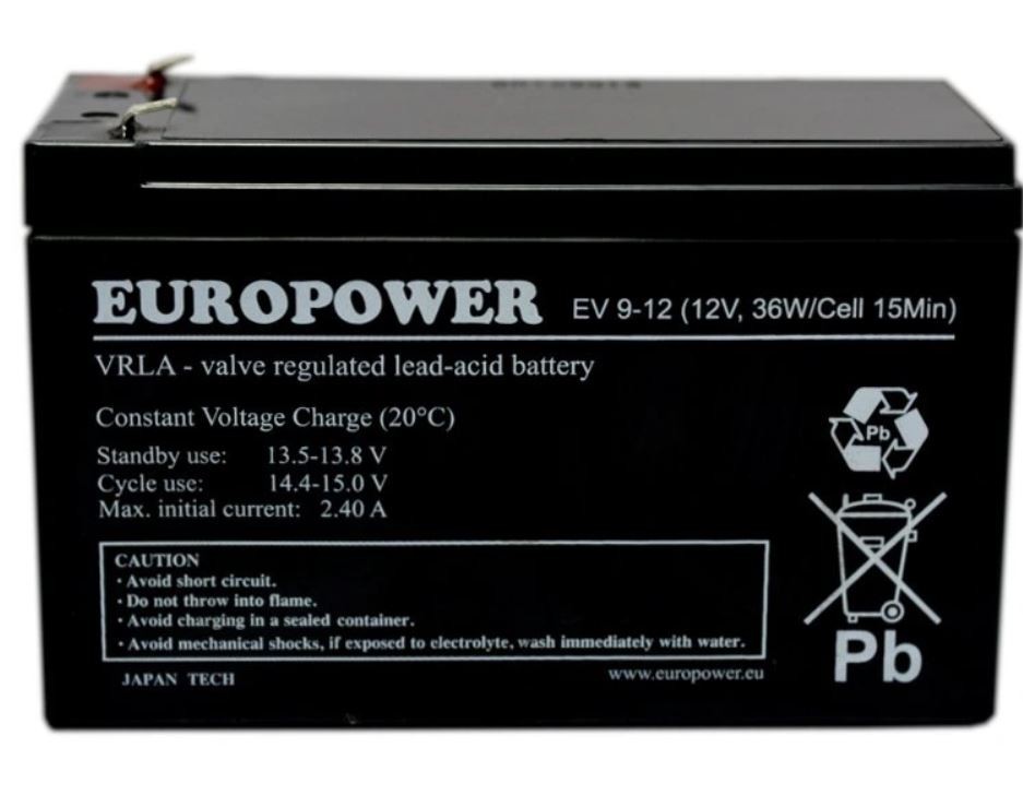 Akumulator EV 12V 9Ah 