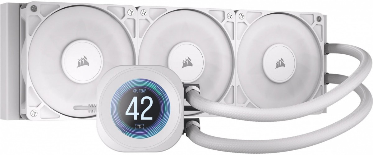 Chłodzenie  NAUTILUS 360 LCD 360mm Liquid biały
