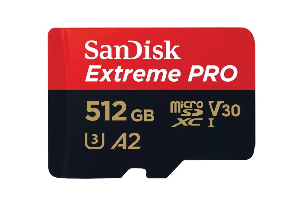 Karta Extreme Pro microSDXC 512GB 200/140 MB/s A2 V30 U3 