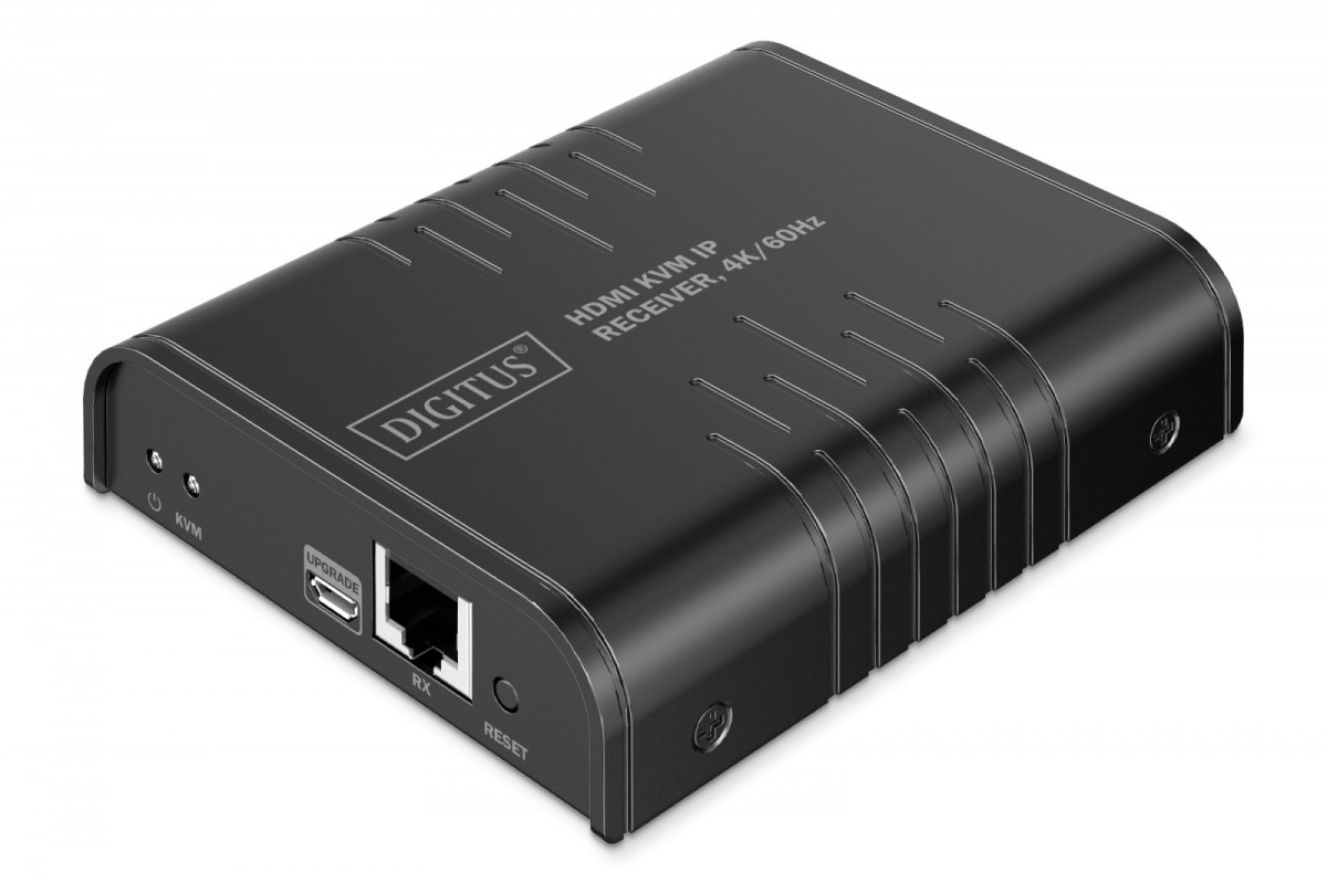 Przedłużacz (extender) po skrętce kat.6 HDMI 4K/60Hz z KVM USB 2.0 przez IP 1G lub do 120m/200m - dodatkowy odbiornik do DS-55355