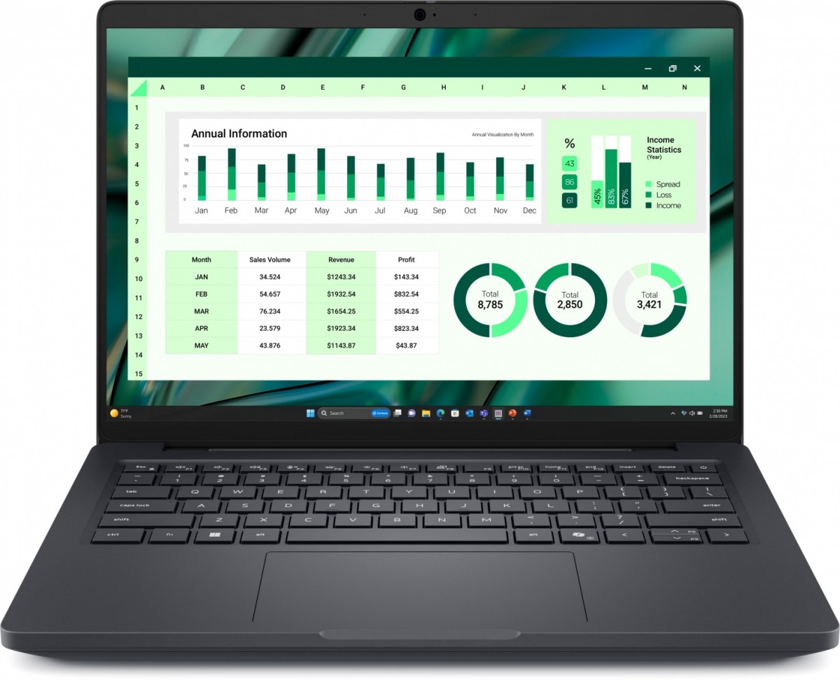 Stacja robocza Dell Pro Max 14 MC14250 Win 11 Pro U7 255H/16GB/512GB Gen4/14.0 FHD+/UMA GPU/FgrPr&SmtCd/FHD/IR Cam/Mic/WLAN + BT/Backlit Kb/4 Cell/3PS