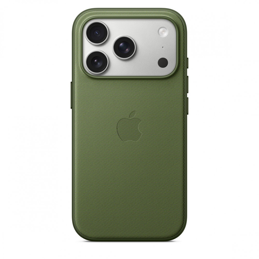 Etui z tkaniny TechWoven z MagSafe do iPhonea 17 Pro - zielone